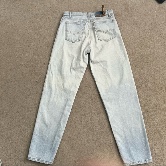 Vintage 1989 Levi’s 550 Silver Tab Relaxed Fit Jeans Light Wash 0708 / USA - Picture 8 of 16
